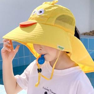 [신세계몰]여름 유아 아동 어린이 자외선차단 돌돌이 벙거지모자 물놀이 수영장 햇빛가리개 사파리 모자