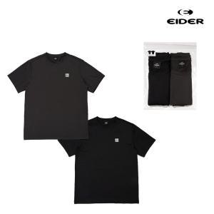 [롯데백화점]아이더 2 팩-S 남성 반팔 티셔츠 (1팩 2장 구성 세트) DMM24299