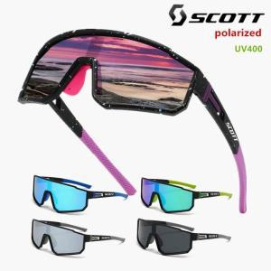 SCOTT 자전거 라이딩 편광 선글라스 남녀공용 야외 사냥 낚시 운전 고글 UV400