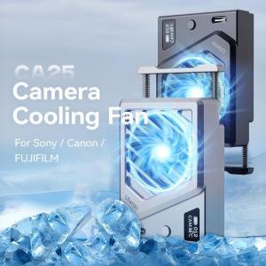 Ulanzi 카메라 냉각 선풍기 라디에이터 방열판 소니 ZV-E1 R6 마크 II 후지필름 XT4 니콘용 CA25 4K 녹화