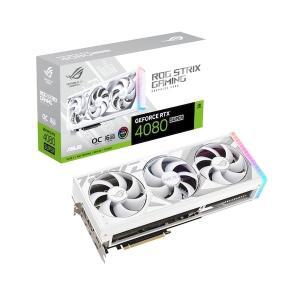 ASUS ROG STRIX 지포스 RTX 4080 SUPER O16G GAMING OC D6X 16GB White