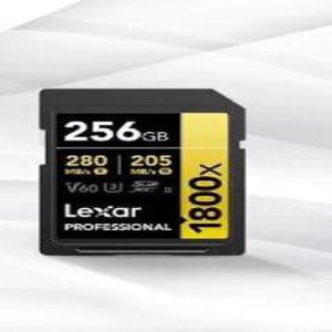 Lexar SD 카드 256G 1800X V60 UHS-II 고속 SDXC