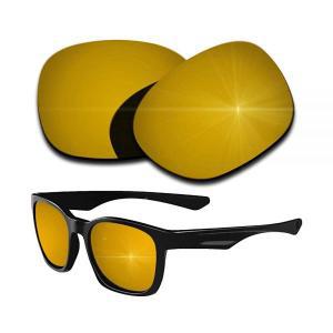 Oakley Garage Rock 선글라스용 편광 교체 렌즈 - 브론즈 골드 미러 코팅