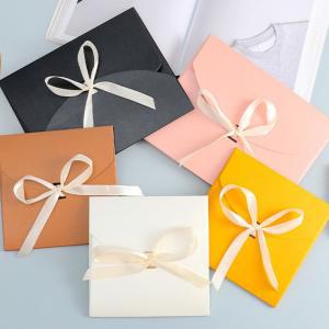 리본 손수건 선물 포장 케이스 3가지 색상 스카프 답례 선물 박스