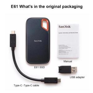 SanDisk 휴호환 드라이브 외장 하드 디스크 노트북 카메라 저장 장치 SSD E30 E61 USB3.2 500G 1TB 4TB