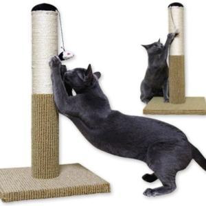 [신세계몰]고양이 원통형 스크래쳐 발톱관리 기둥 수직 놀이 (W9118DE)
