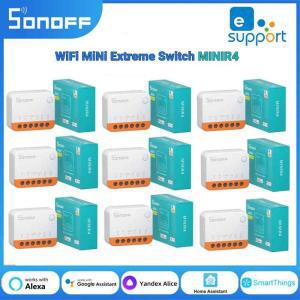 SONOFF 미니 DIY 와이파이 스위치 모듈, 양방향 스마트 스위치, 미니 바디 타이머 조명 스위치, R5 S-MATE 무선 제어와 작동, R4, 1-10