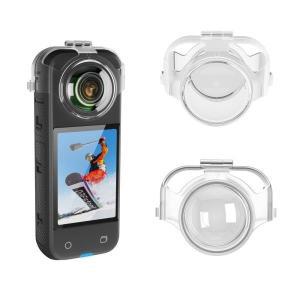 투명 렌즈 커버 보호 캡, 액션 카메라 가드, Insta360 X3 액세서리