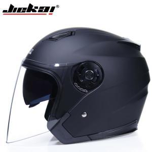 [바이크용품]JIEKAI 오토바이 오픈 페이스 헬멧 스쿠터 라이딩 안전