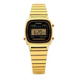 [카시오] CASIO LA670WGA-1DF (LA670WGA-1) 금장 디지털 여성 메탈시계 23mm