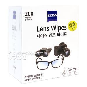 자이스 렌즈 와이프 클리너 200매 티슈형 안경 선글라스 스마트폰 디카 액정 태블릿 패드 노트북 모니터