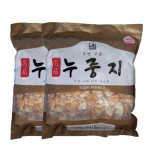 명품 두번구운 고소한 업소용 누룽지 3kg 2봉 가마솥누룽지 아침간편식 숭늉