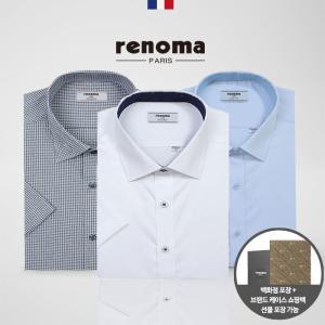 [롯데백화점]레노마(셔츠) 레노마 반팔셔츠 구김적은 스판 남자 정장셔츠 남방 모음전