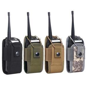 전술 몰리 라디오 워키토키 파우치 가방 홀더 포켓 간편 인터폰 사냥 등산용 운반