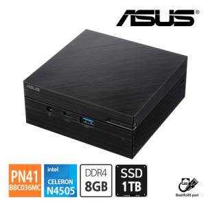 에이수스 ASUS 미니PC PN41-BBC036MC N4505 RAM 8GB SSD 1TB 인텔 셀러론 CPU 컴퓨터 COM Port_MC