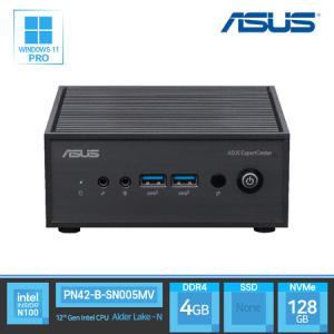 에이수스 ASUS 미니PC PN42-B-SN005MV N100 Win11 Pro / DDR4 4GB RAM / NVMe 128GB 듀얼랜_MC