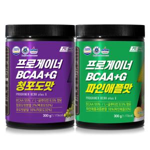 프로게이너 BCAA와 글루타민을 한 번에 2통 600g 필수아미노산