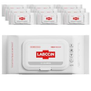 LABCCIN V3 랩신 손소독 티슈 곡물발효 에탄올 물티슈 캡형 60매 10팩