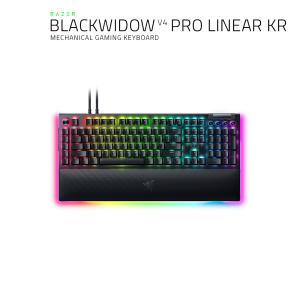 레이저코리아 블랙위도우 V4 프로 리니어 한글 BlackWidow V4 Pro Linear KR 게이밍 키보드