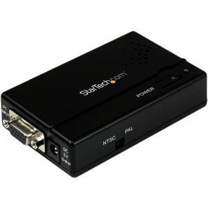 StarTech. com 고해상도 VGA to Composite RCA 또는 S비디오 컨버터 PC TV 비디오 어댑터 1600x1200 RGB VG