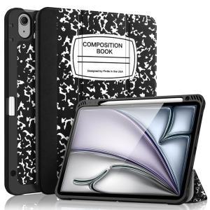 Fintie SlimShell Case for iPad Air 13-inch (M2) 2024 - [Built-in Pencil Holder] Soft TPU Protective