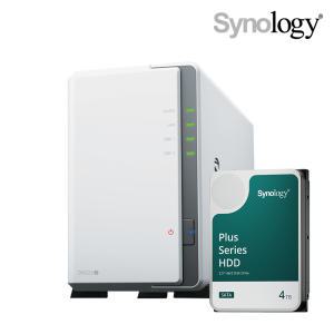 시놀로지 DS223j NAS 2베이 4TB [4TBx1 HDD HAT3300포함] 초기설정 원격지원-공식스토어