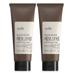 터치미 블랙슈가 제모크림 200ml 2개 셀프왁싱 제모제 제모왁스