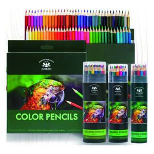조이위시 유성 칼라 색연필 프리즈마 수채 드로잉 48색 세트+ 색칠놀이 컬러링북 선물
