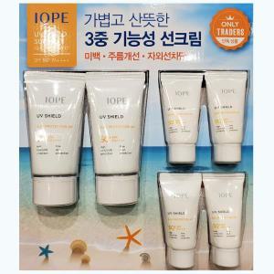 IOPE 가볍고 산뜻한 3중 기능성 선크림 UV쉴드40ml2입  SD-033