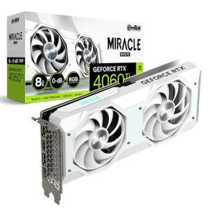 HIT 이엠텍 지포스 RTX 4060 Ti MIRACLE WHITE D6 8GB /그래픽카드/정품/오늘출발/안심포장