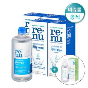 바슈롬 리뉴 후레쉬 500ml x 4개 + 60ml 바이오트루 증정