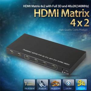 HDMI컨버터 Coms HDMI 선택기 4대2 매트릭스 4K 3D HDCP_MC