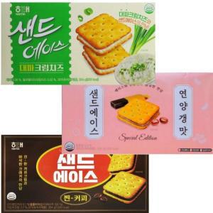 샌드에이스3종(대파크림치즈 +연양갱맛 +찐커피) /사무실 학교 간식