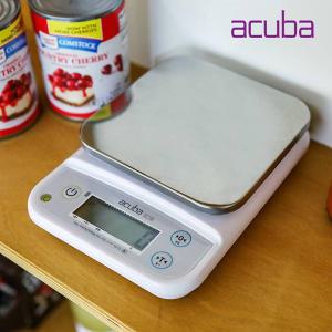 [ACUBA] 아쿠바 디지털 전자저울 WZ-18D - 5kg 주방저울 베이킹 스텐판