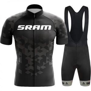 자전거복 남자 세트 싸이클복 라이딩복 여름 SRAM 사이클링 팀 의류 20D 자전거 반바지 Ropa Ciclismo 빠른