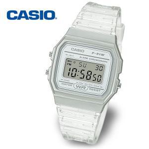 [카시오][정품] 카시오 투명 클리어 F-91WS-7D 공용 전자 손목시계