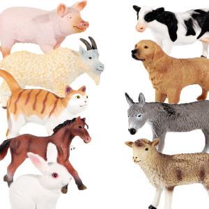 동물 대형 피규어 모형 장난감 양 토끼 돼지 고양이 젖소 9종 선물 세트 KC인증