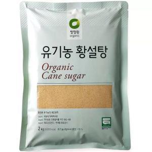 청정원 유기농 황설탕 2kg x 2 조미료