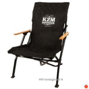 카즈미 접이식 의자 로우체어 캠핑용 야외 블랙_MC