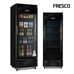 프레스코 국내산 1등급 프리미엄 음료수냉장고 술장고 올블랙 업소용 냉장쇼케이스 FRE-465RAB