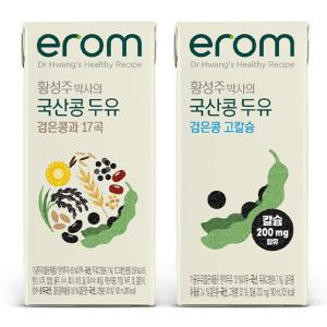 황성주 검은콩고칼슘+검은콩17곡두유 190ml x 48팩