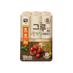 삼정펄프 그루 키친타올 120매X12R 1팩