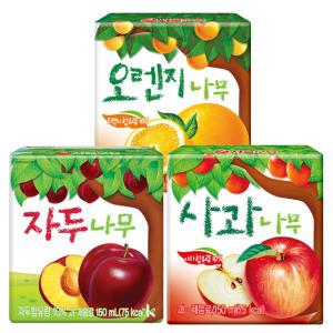 서울우유 사과나무, 오렌지, 자두 150ml X 24개 1박스