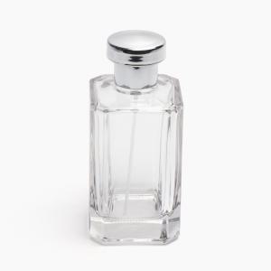 새로핸즈 클램프 타입 유리 향수공병 사각JM서클실버캡 100ml