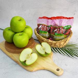 [더조은푸드] 아삭아삭 맛있는 썸머킹 세척사과 (가정용) 2kg 여름 풋 청사과