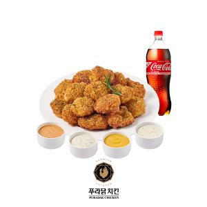 [푸라닭] 순살 띱띱 크런치+콜라1.25L