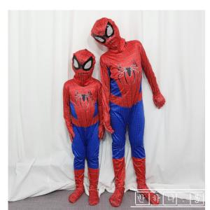 [반하나봄] NEW 키즈 아동 스파이더맨 슈트 가면세트 코스튬의상 할로윈 파티복 거미의상