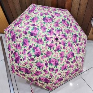 [애슬릿] 여름 UV 차단 꽃 패턴 엄마 3단 암막 양산 양우산