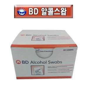 BD스왑 1박스(100매) 알콜솜 당뇨솜 소독솜 소독용알콜솜 BDSWAB 비디