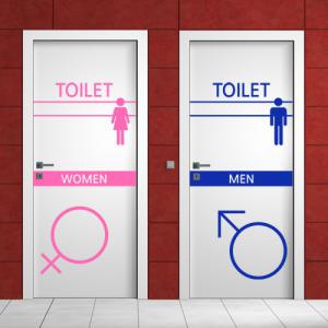 [GM데코] ih506-화장실남녀표시_포인트스티커